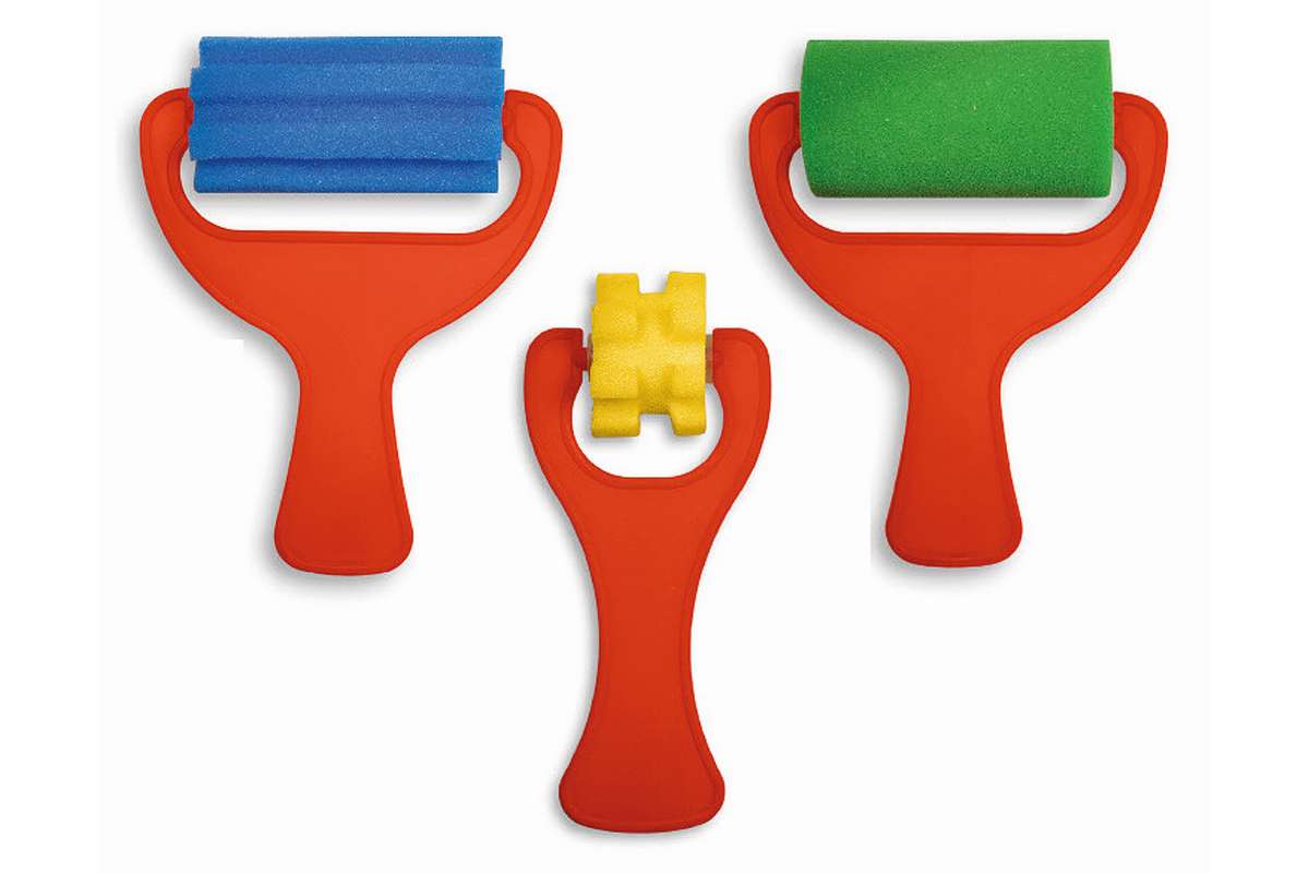 Marabu KiDS paint roller set, 3pcs ass.