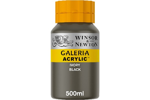 Galeria Acrylic 500Ml Ivory Black 331