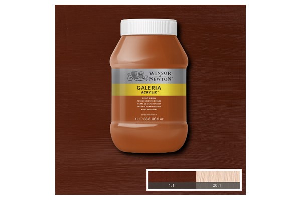 Galeria Acrylic 1L Burnt Sienna 074