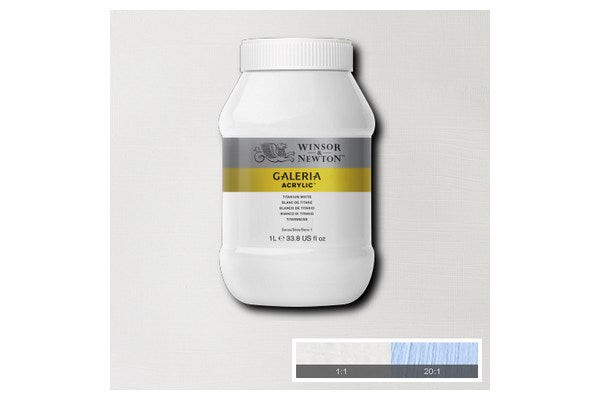 Galeria Acrylic 1L Titanium White 644