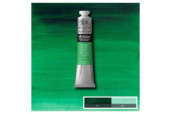 Artisan water mix oil 200ml phthalo green 521