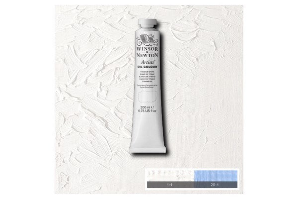 Artists oil colour 200ml titanium white 644