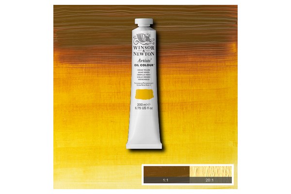 Artists oil colour 200ml indian yellow 319