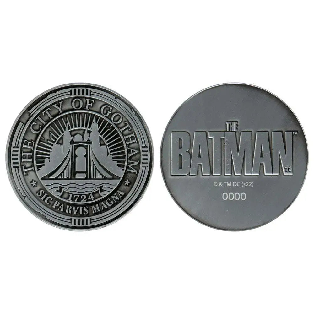 THE BATMAN GOTHAM METAL MEDALLION LTD ED