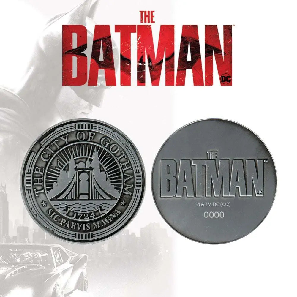 THE BATMAN GOTHAM METAL MEDALLION LTD ED