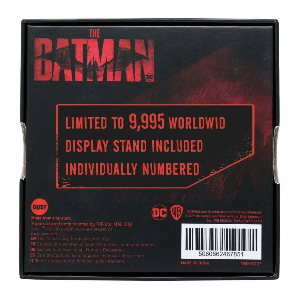 THE BATMAN GOTHAM METAL MEDALLION LTD ED