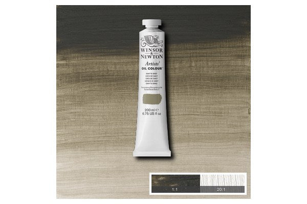 Artists oil colour 200ml davy's grey 217