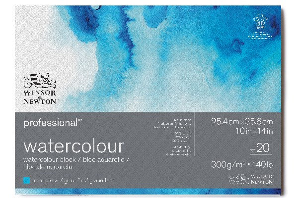 Watercolour pad proff cold press 300g 26x36cm 20p