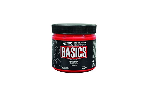 Basics 946Ml Primary Red 415