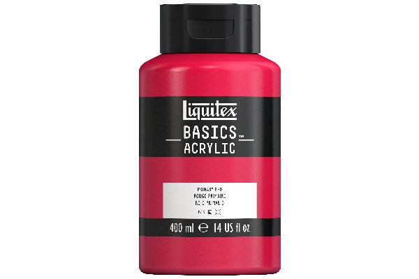 Basics 400Ml Primary Red 415