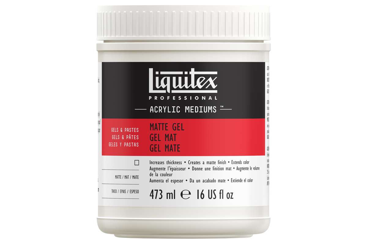 Acrylic medium matte gel 473ml