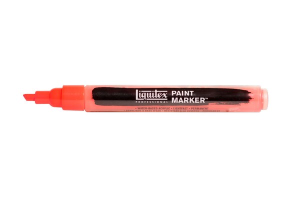 Paint Marker Fin Fluorescent Red 983