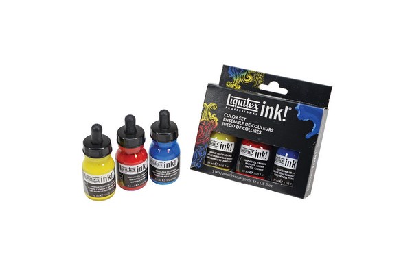 Proff. acrylic ink 3 pack color