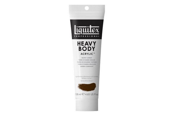 Heavy Body 138ml Burnt umber row