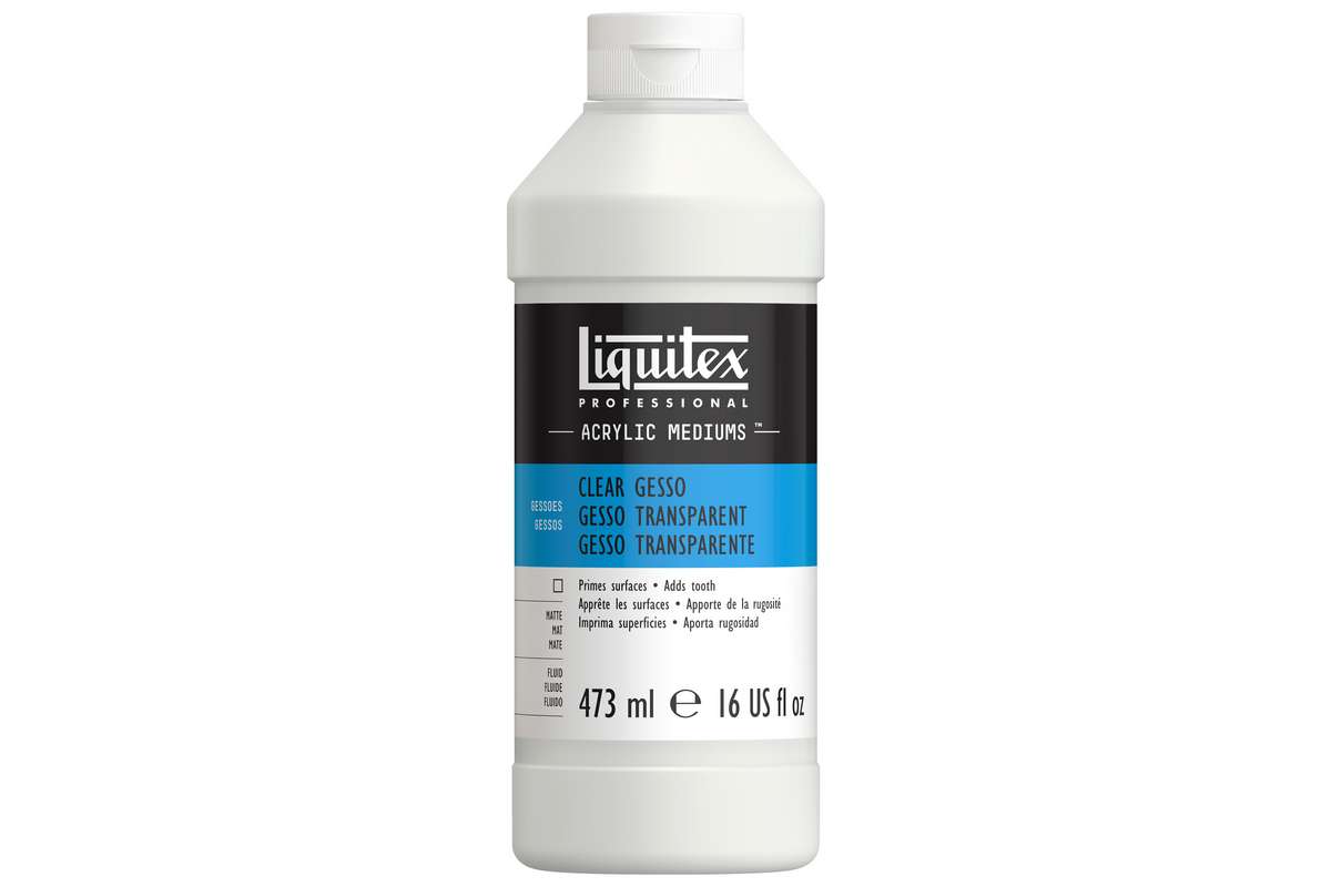 Acrylic medium clear gesso 473ml