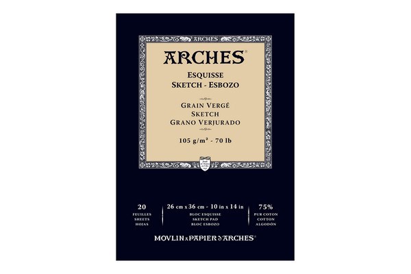 Arches Sketch pad glue 105 g 26x36cm 20 sh.