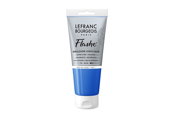 Flashe acrylic 80ml cobalt blue hue