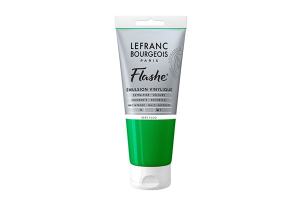 Flashe acrylic 80ml flourescent green