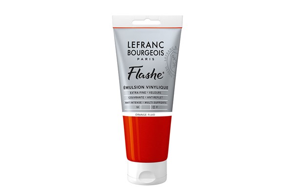 Flashe acrylic 80ml flourescent orange