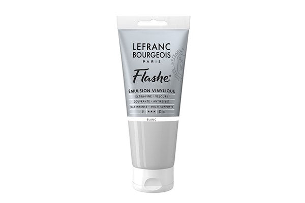 Flashe acrylic 80ml white iridescent