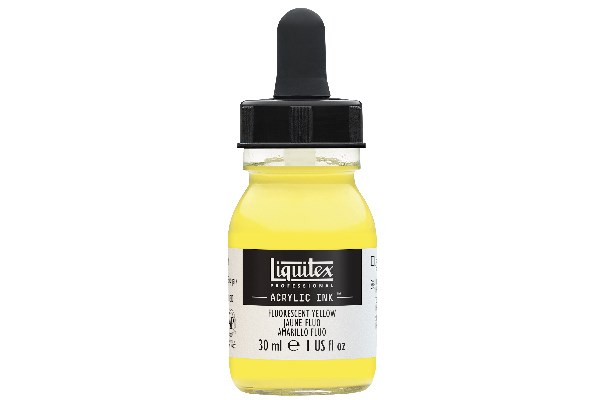 Proff. acrylic ink 30ml flourescent yellow 981