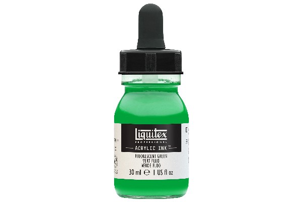 Proff. acrylic ink 30ml flourescent green 985