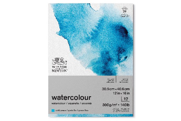 Watercolour pad cold 300g 31x41cm, 12pages