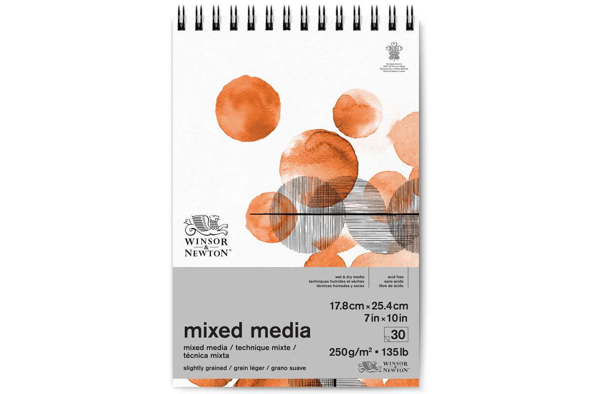 Mixed media pad 250g 18x25cm, 30 pages