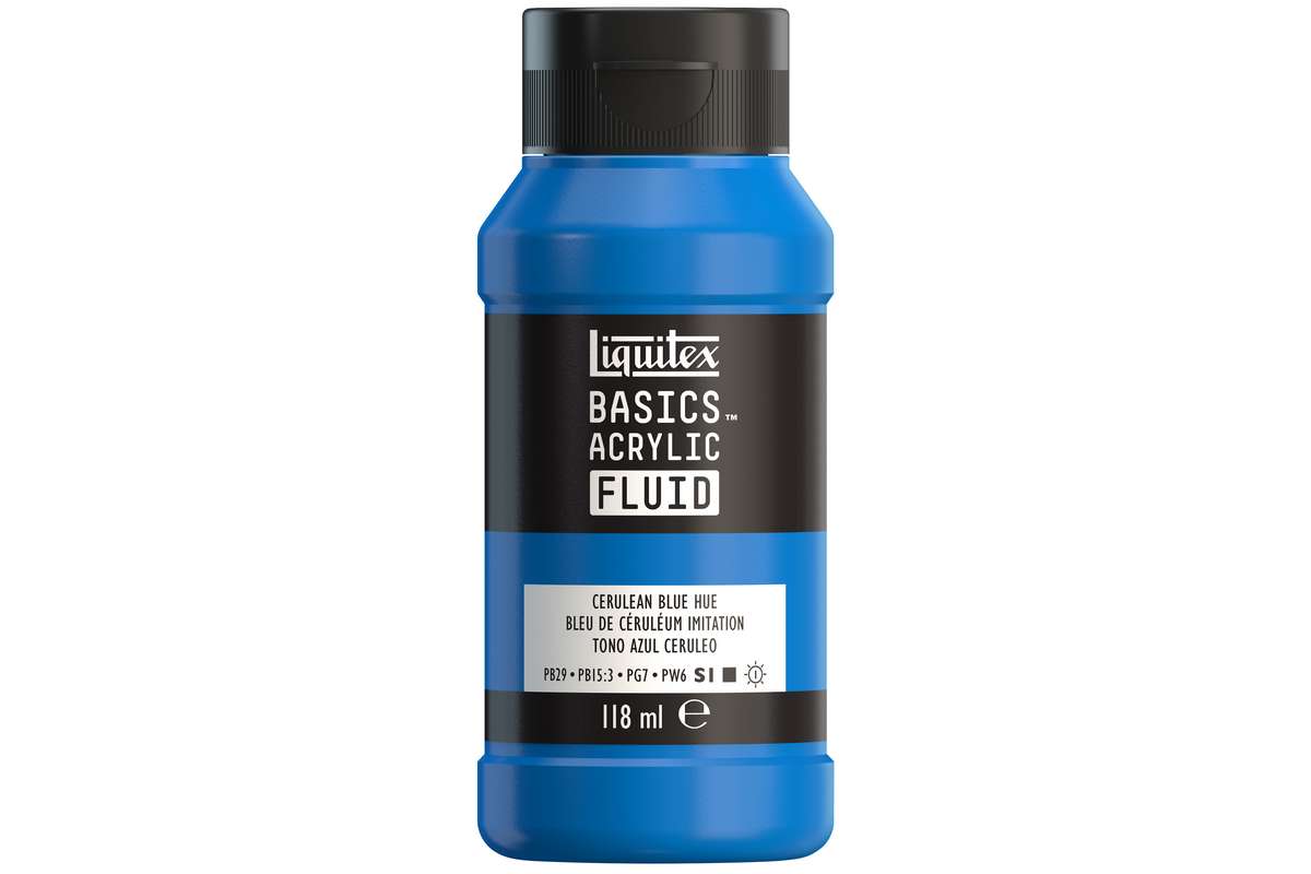 Basics fluid 118ml cerulean blue hue row 470