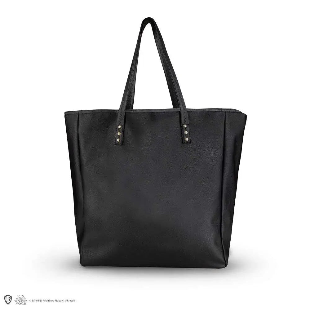 HP HOGWARTS BLACK PU LEATHER HANDBAG