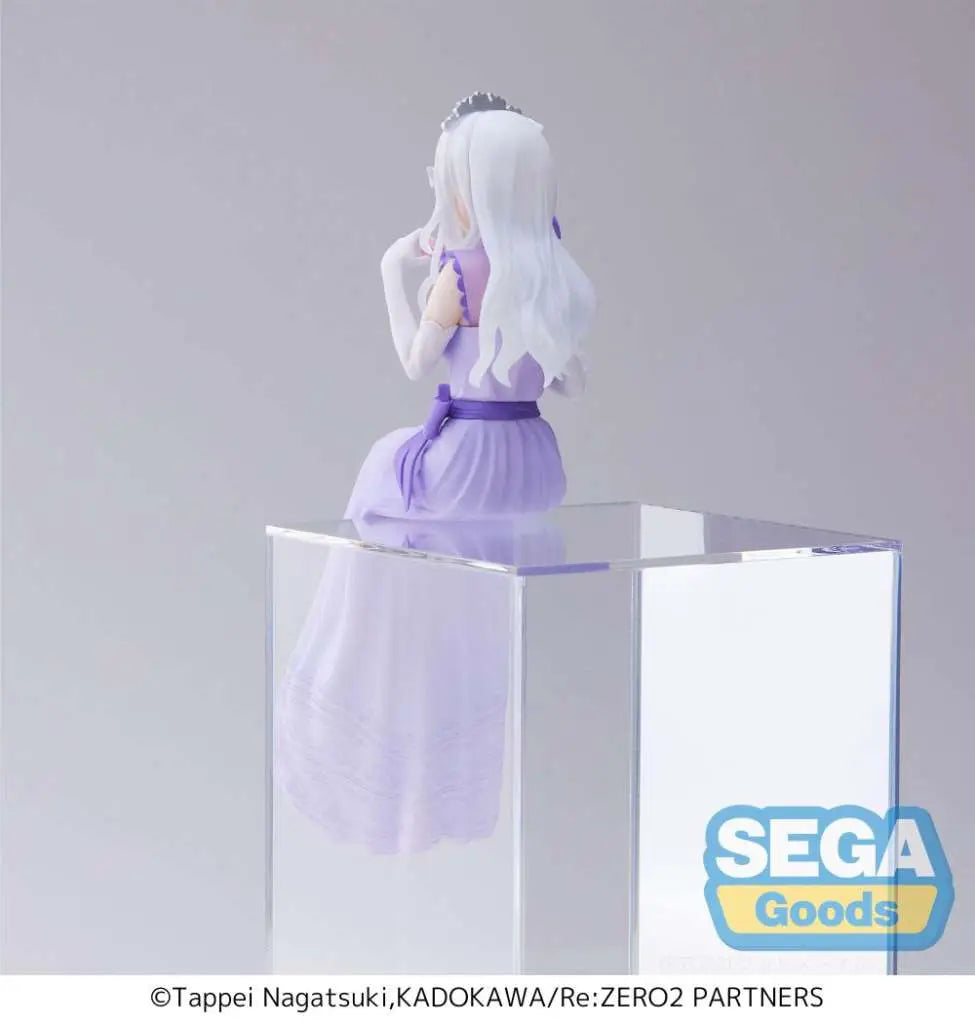 RE ZERO EMILIA PARTY PM PERCHING FIGURE