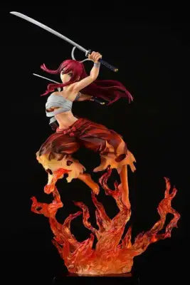 FAIRY TAIL ERZA SAMURAI KURENAI STATUE