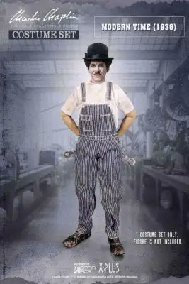 CHARLIE CHAPLIN 1/6 WORKER COSTUME SET