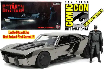 Batman 2022 - Batmobile With Batman - San Diego Comicon Variant - 1:24 Die-Cast Model Limited Edition