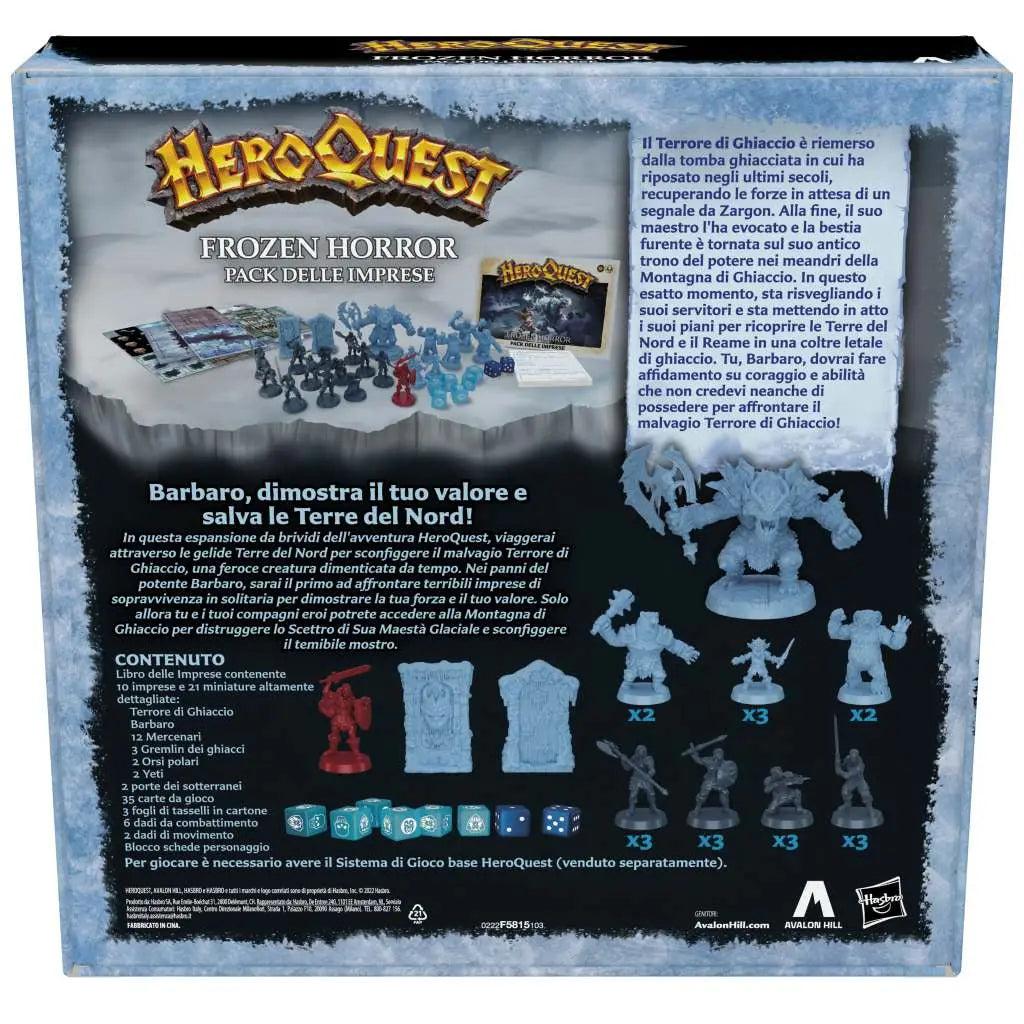 HEROQUEST FROZEN HORROR EDIZIONE ITA