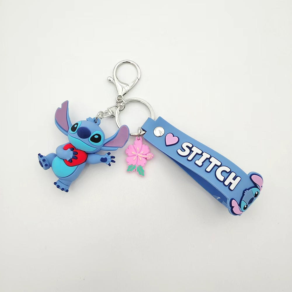 STITCH - Display of 25pc 3D Foam Keychain - 5 Models
