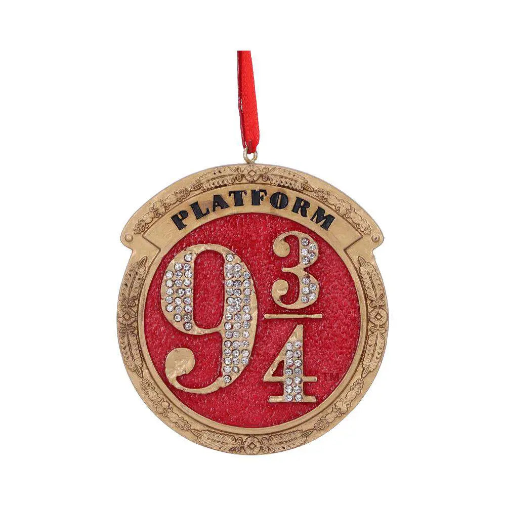 HARRY POTTER PLATFORM 9 3/4 HANGING ORNAMENT