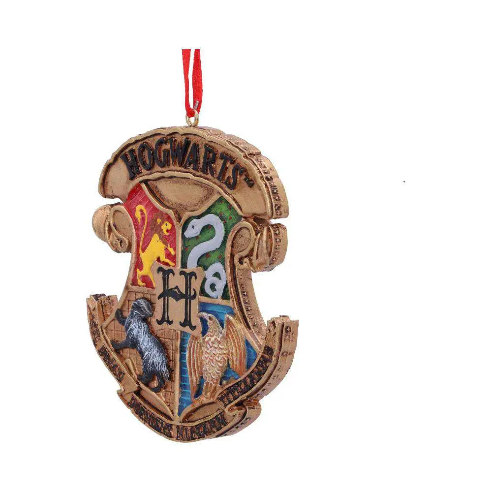 HARRY POTTER HOGWARTS CREST HANGING ORNAMENT