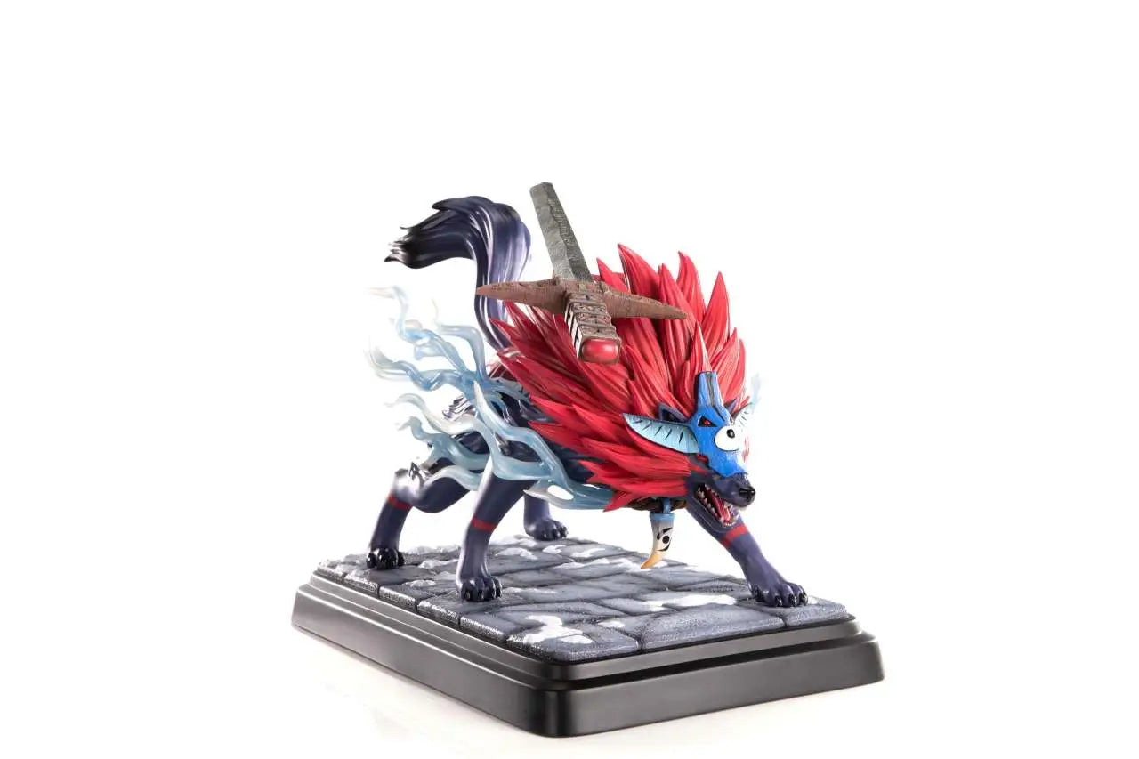 OKAMI OKI WOLF FROM RESIN STATUE