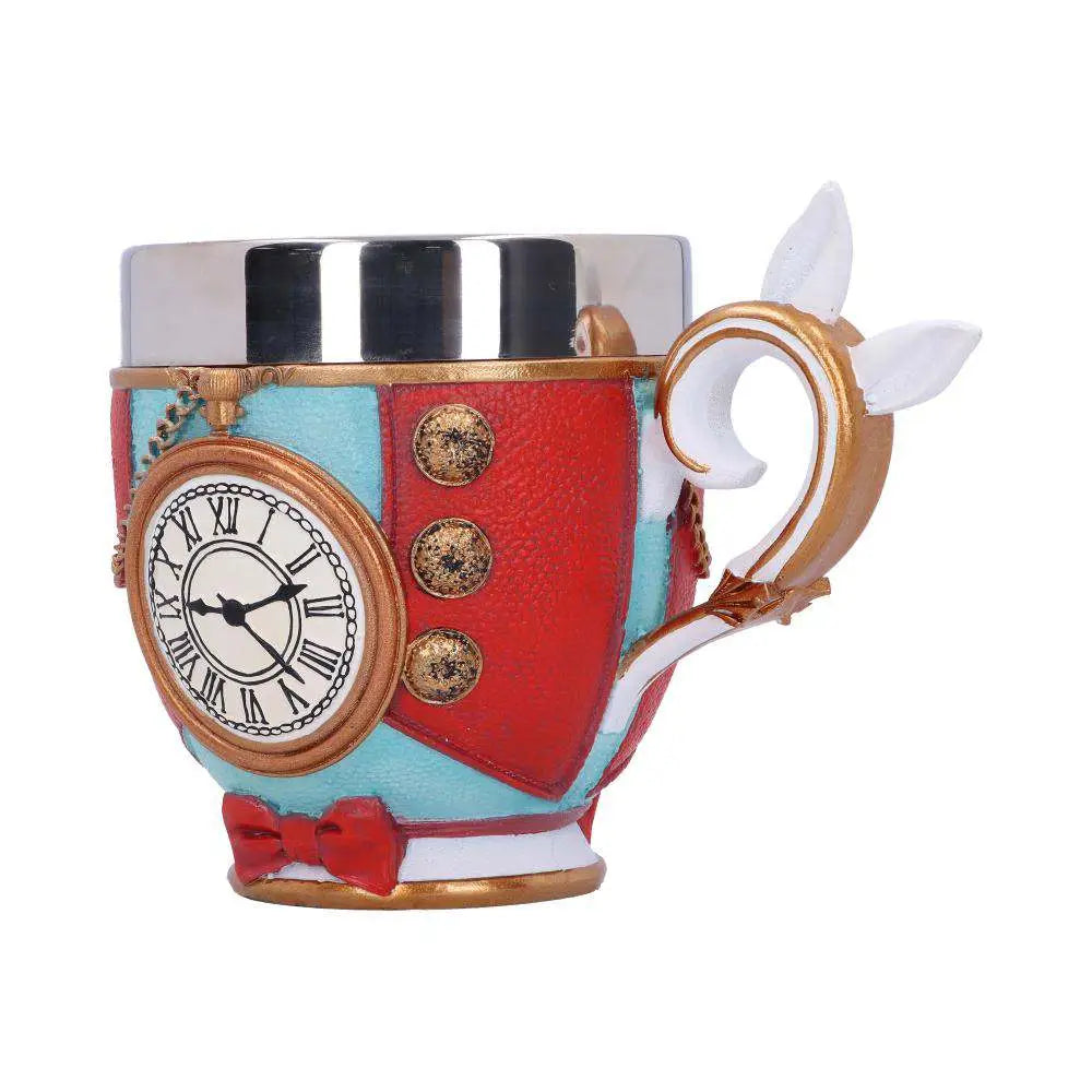 PINKYS UP WHITE RABBIT CUP