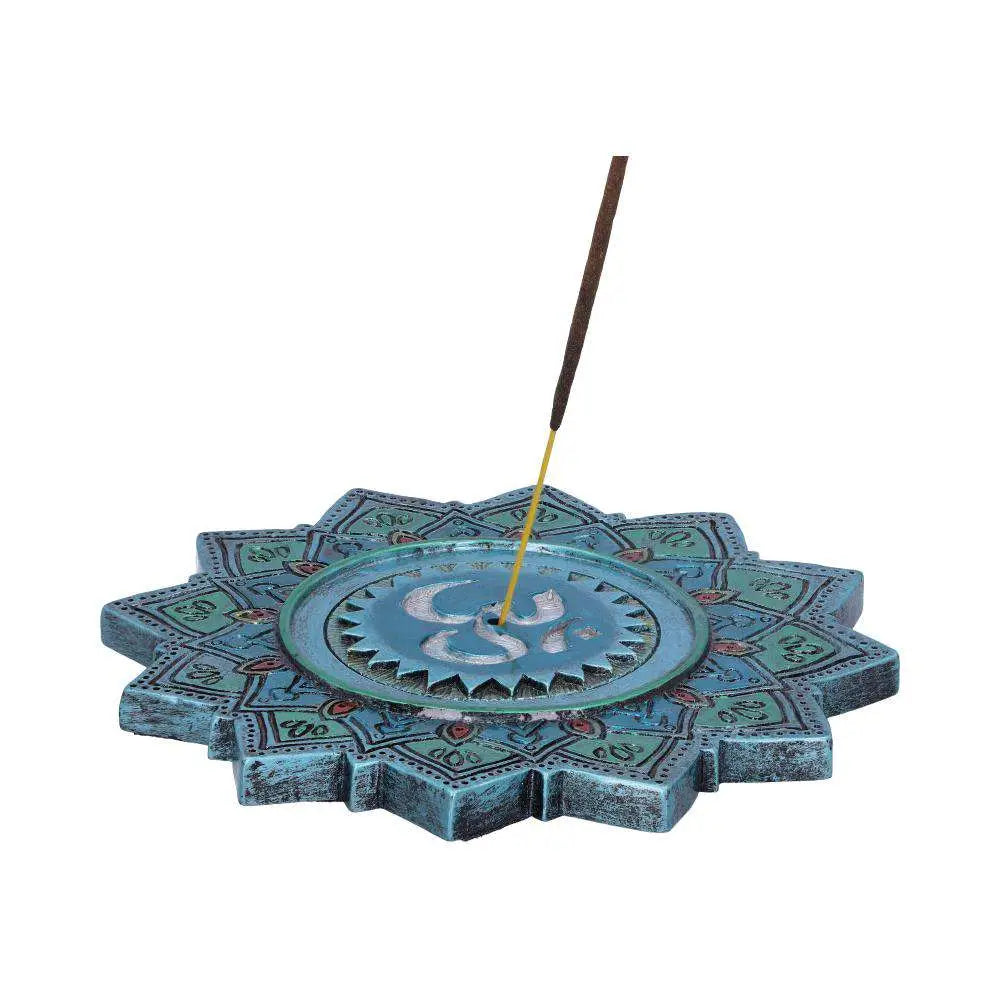INCENSE BURNER OM SACRED SOUND SET 4