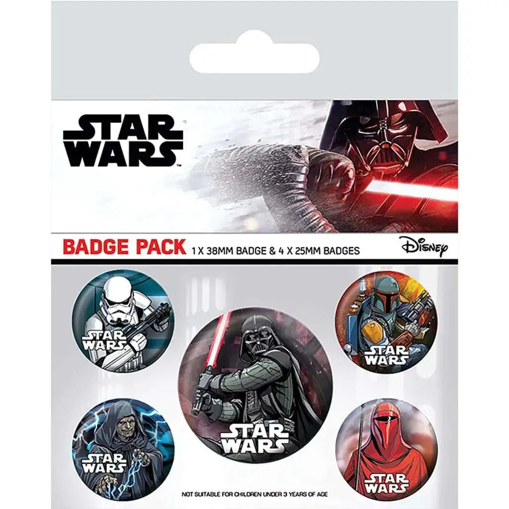 STAR WARS (DARK SIDE) BADGE PACK