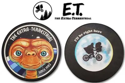 E.T. SET OF 2 CERAMIC COASTERS