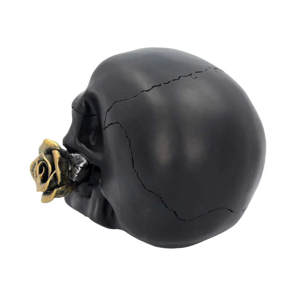 SKULL GOTHIC BLACK ROSE FROM THE DEAD