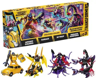 TRANSFORMERS CREATURES COLLIDE 4-PACK AF