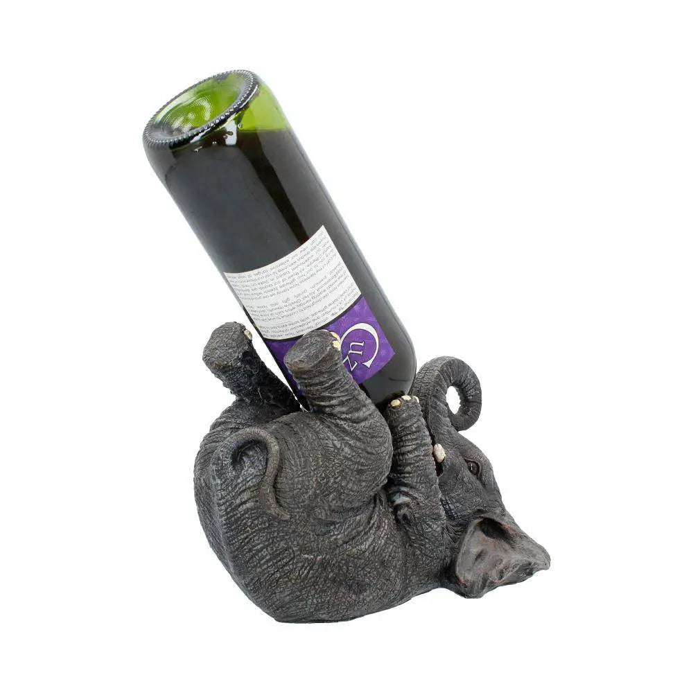 GUZZLERS GREY ELEPHAN WINE BOTTLE HOLDER
