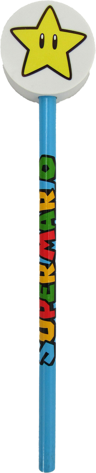 SUPER MARIO - Set of 2 Pencils with Eraser