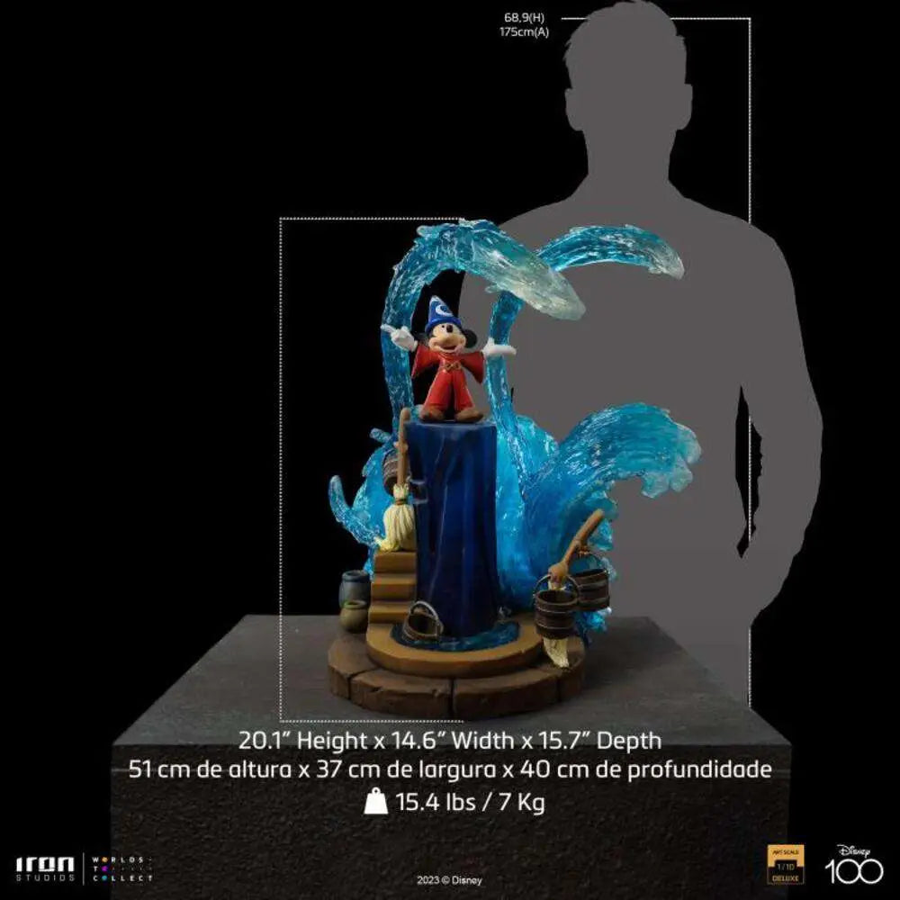 Mickey Mouse Fantasia Deluxe 1/10 statue