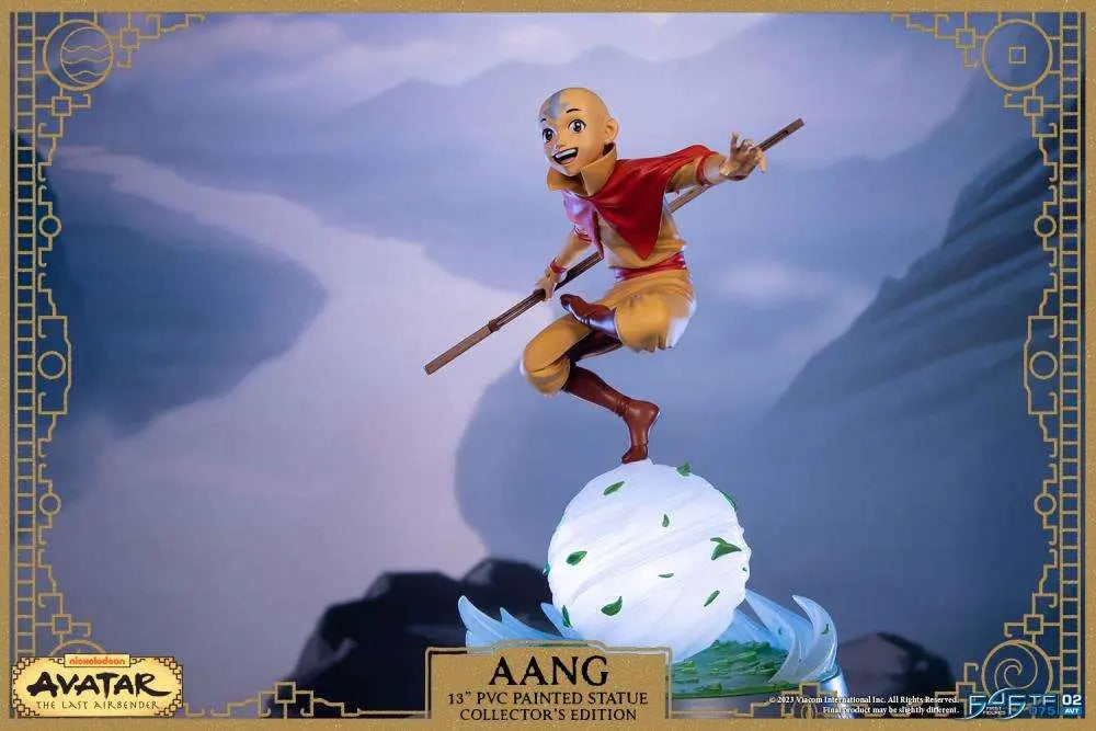 AVATAR THE LAST AIRBENDER AANG 11 PVC COLLECTOR EDITION PAINTED STATUE