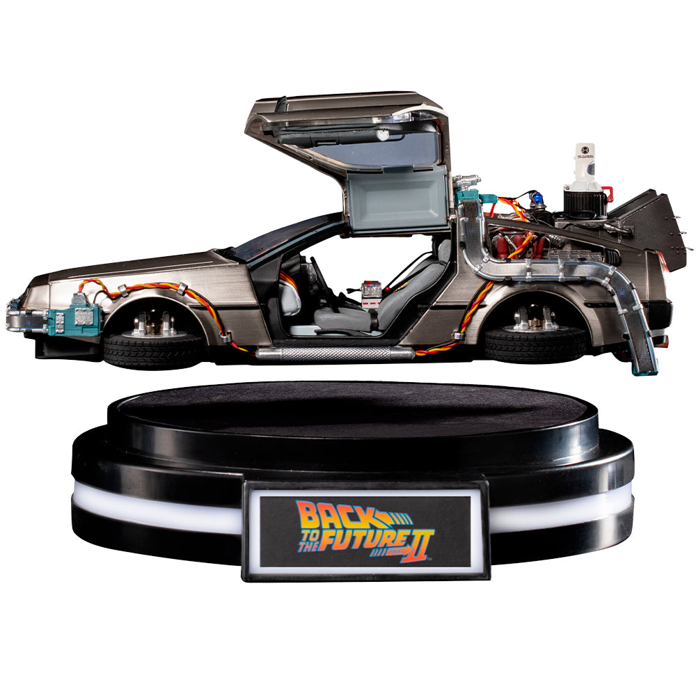 Back to the Future II Delorean Egg Attack Floating Figure